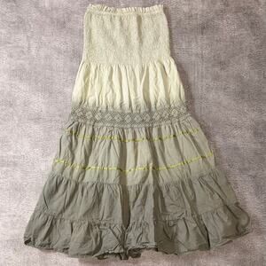Y2k Embroidered Shes Cool Tiered Dress
